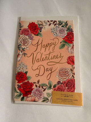 Typoflora Valentine's Card