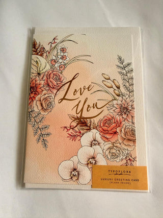 Typoflora Valentine's Card