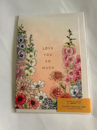 Typoflora Valentine's Card