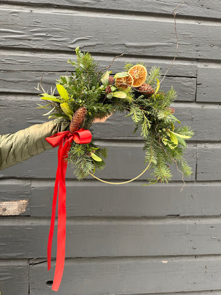 Festive Winter Wreath